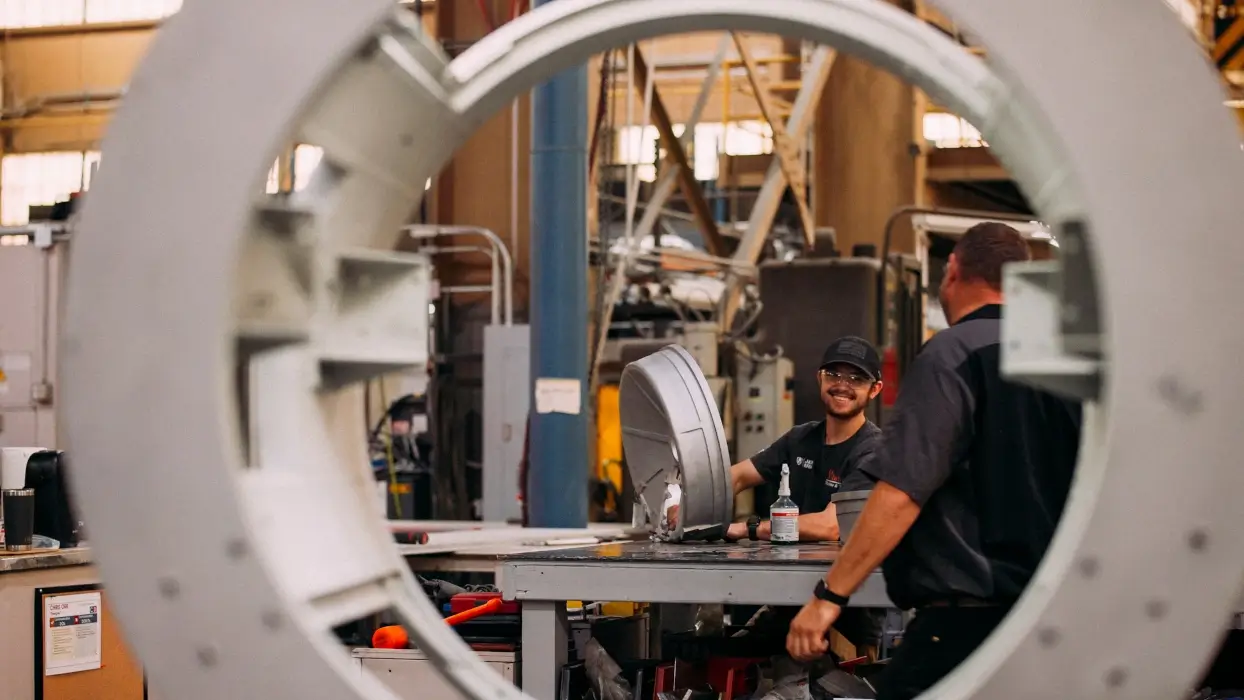 Worker in the factory